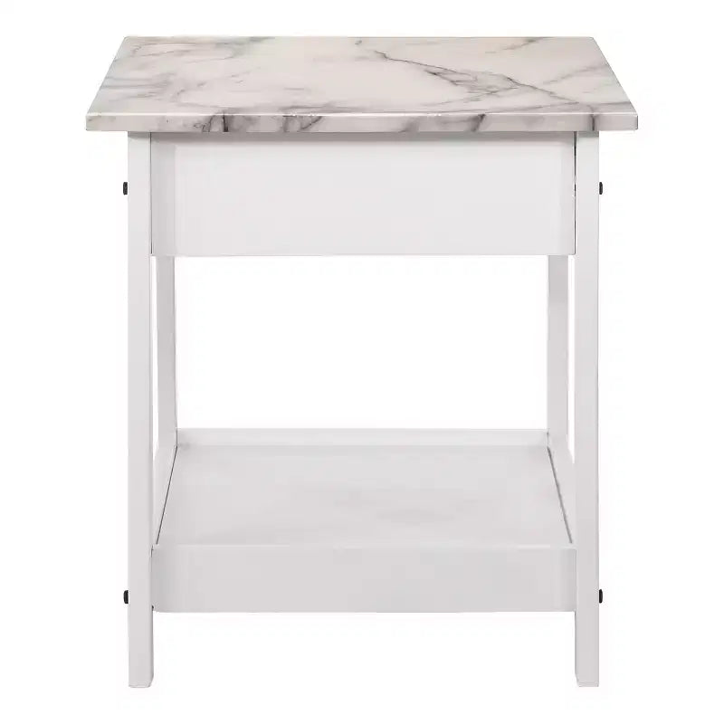 Set Tavolino da caffè e Tavolino d'appoggio Minsay Transizionale con piano in finto marmo 3 pezzi - HOMES: Inside + Out
