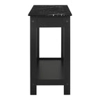 Tavolo consolle Minsay Transitional con cassetto e ripiano in finto marmo - HOMES: Inside + Out