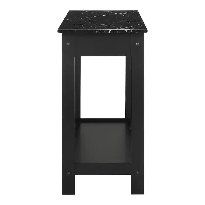 Tavolo consolle Minsay Transitional con cassetto e ripiano in finto marmo - HOMES: Inside + Out