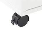 Mobiletto schedario Lavish Home a 2 cassetti con serratura e ruote