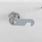 Mobiletto schedario Lavish Home a 2 cassetti con serratura e ruote