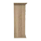 Flash Furniture Mobiletto da Bagno a Parete Dune con Chiusura Magnetica, Ripiano Regolabile e Ripiano Inferiore Aperto