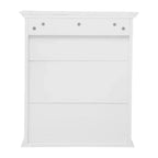 Flash Furniture Mobiletto da Bagno a Parete Dune con Chiusura Magnetica, Ripiano Regolabile e Ripiano Inferiore Aperto