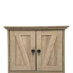 Flash Furniture Mobiletto da Bagno a Parete Dune con Chiusura Magnetica, Ripiano Regolabile e Ripiano Inferiore Aperto