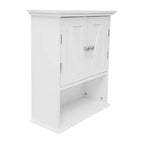 Flash Furniture Mobiletto da Bagno a Parete Dune con Chiusura Magnetica, Ripiano Regolabile e Ripiano Inferiore Aperto
