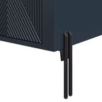 Mobiletto portabottiglie da 42" con motivi testurizzati e ripiano con motivo marmorizzato - Festivo