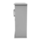 Pensile da bagno Merrick Lane con ripiano regolabile, ripiano inferiore aperto e ante con chiusura magnetica