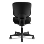 Sedia operativa in pelle HON serie Volt, supporta fino a 113 kg, altezza del sedile da 45,72 a 56,52 cm, nera