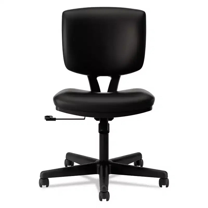 Sedia operativa in pelle HON serie Volt, supporta fino a 113 kg, altezza del sedile da 45,72 a 56,52 cm, nera