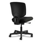 Sedia operativa in pelle HON serie Volt, supporta fino a 113 kg, altezza del sedile da 45,72 a 56,52 cm, nera
