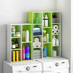 Libreria Furinno a 5 cubi reversibili con scomparti aperti, mobile organizer multiuso