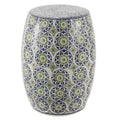 JONATHAN Y Lula 17.25 Suzani Ceramic Garden Stool/Accent Table
