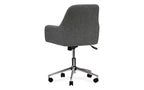 Sedia da ufficio Alera Mid-Century, supporta fino a 125 kg, altezza seduta da 48 a 56,5 cm, seduta grigia, schienale grigio