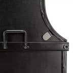 Specchio da parete Storied Home con cornice ad arco in metallo