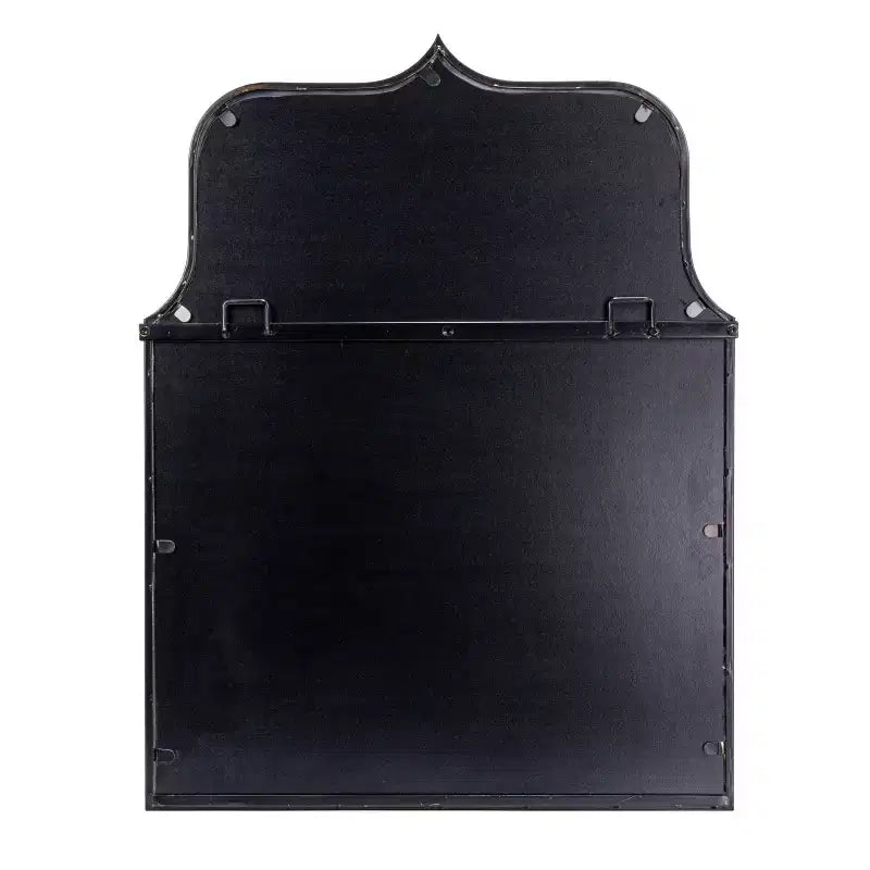 Specchio da parete Storied Home con cornice ad arco in metallo