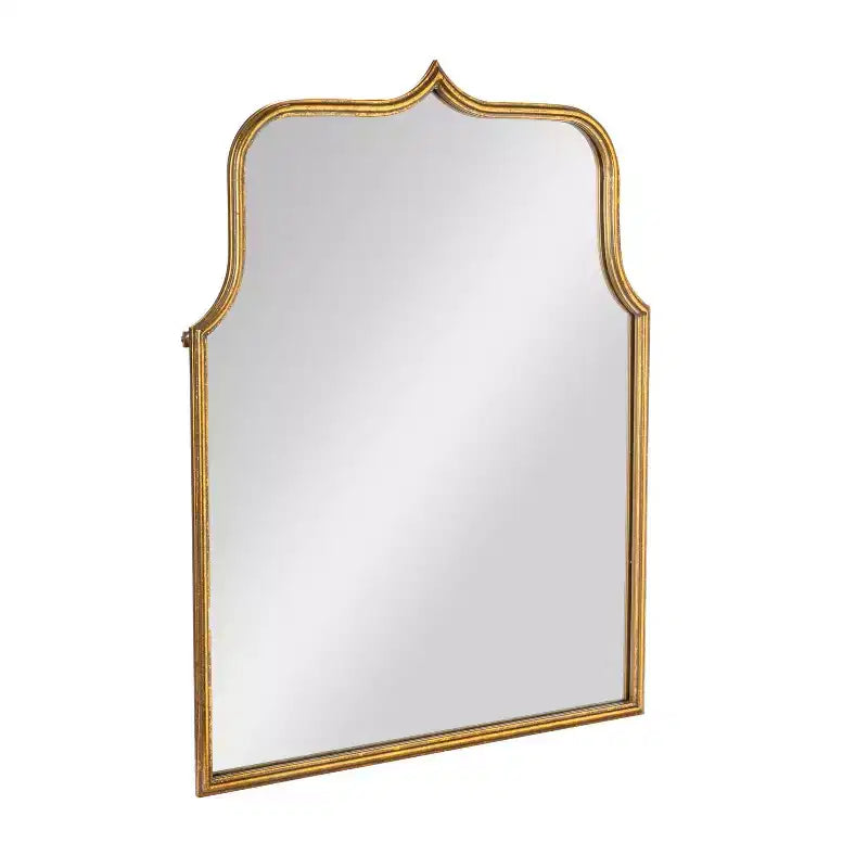Storied Home Arched Metal Framed Wall Mirror