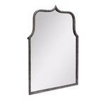 Specchio da parete Storied Home con cornice ad arco in metallo
