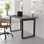Flash Furniture Redmond Tavolo da conferenza commerciale 48x30 con piano in laminato fronte-retro spesso 1" con bordo in PVC e base in acciaio resistente con telaio a U
