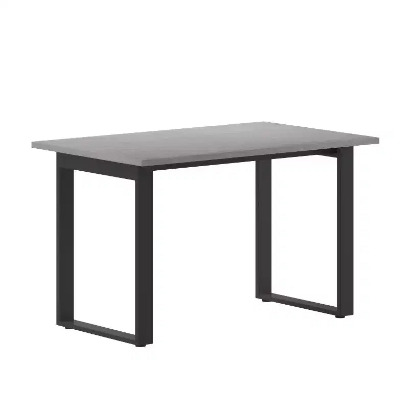 Flash Furniture Redmond Tavolo da conferenza commerciale 48x30 con piano in laminato fronte-retro spesso 1" con bordo in PVC e base in acciaio resistente con telaio a U