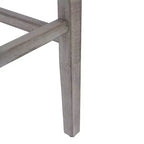 WestinTrends Sgabello da Bar Imbottito, con Seduta a Sella, 29", Grigio Antico/Nero (Set di 2)