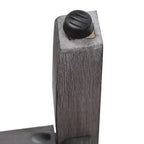 WestinTrends Sgabello da Bar Imbottito, con Seduta a Sella, 29", Grigio Antico/Nero (Set di 2)