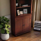 HOMES: Inside + Out Bloomguard Libreria Tradizionale a 3 Ripiani Aperti con Armadietto a 2 Ante