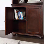 HOMES: Inside + Out Bloomguard Libreria Tradizionale a 3 Ripiani Aperti con Armadietto a 2 Ante