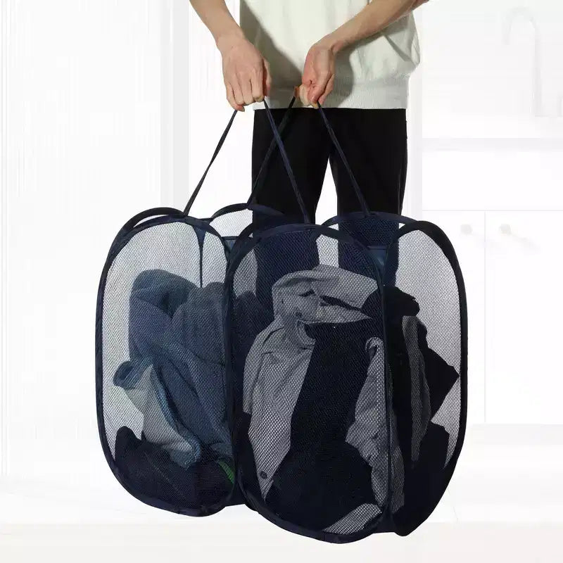 Unique Bargains Ceste per Biancheria Pieghevoli da 37 Galloni, 1 pz