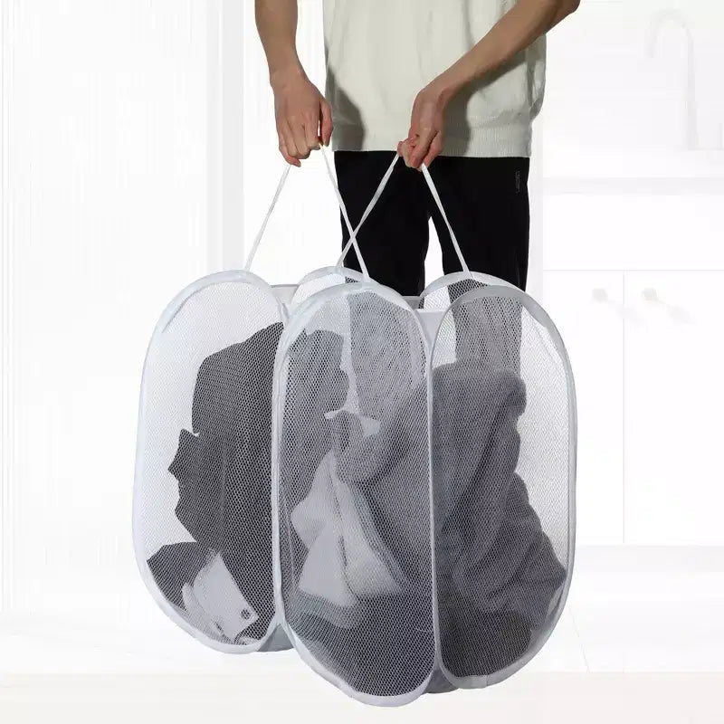 Unique Bargains Ceste per Biancheria Pieghevoli da 37 Galloni, 1 pz