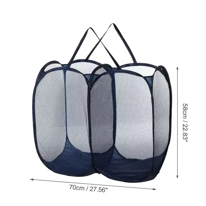 Unique Bargains Ceste per Biancheria Pieghevoli da 37 Galloni, 1 pz