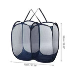 Unique Bargains Ceste per Biancheria Pieghevoli da 37 Galloni, 1 pz