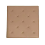 Flash Furniture Ashton Pouf Ottomano Quadrato 30 Imbottito Trapuntato con Telaio in Metallo