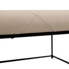 Flash Furniture Ashton Pouf Ottomano Quadrato 30 Imbottito Trapuntato con Telaio in Metallo