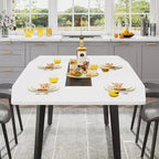 Lantine 70.8 Tavolo da Pranzo a Forma di Barca per 6-8 Persone, Tavolo da Cucina Industriale, Grande Tavolo da Pranzo in Legno per Cucina, Riunioni di Famiglia