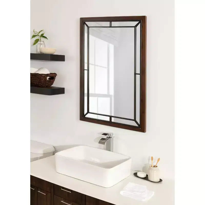 Specchio da parete rettangolare Audubon 24 x 36 - Kate & Laurel All Things Decor