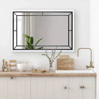 Specchio da parete rettangolare Audubon 24 x 36 - Kate & Laurel All Things Decor