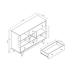 Abrama Cassettiera a 2 ante - HOMES: Inside + Out