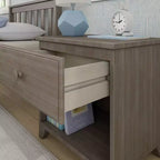 Max & Lily Comodino Classico in Legno con 1 Cassetto, Tavolino da Notte/Tavolino per Bambini, Comodino Piccolo per Camera da Letto