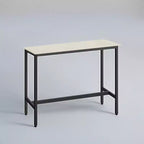 VASAGLE, Bancone Stretto e Lungo, Cucina Sala da Pranzo, Tavolo Alto da Pub, Robusta Struttura in Metallo, Design Industriale, 40 x 120 x 90 cm