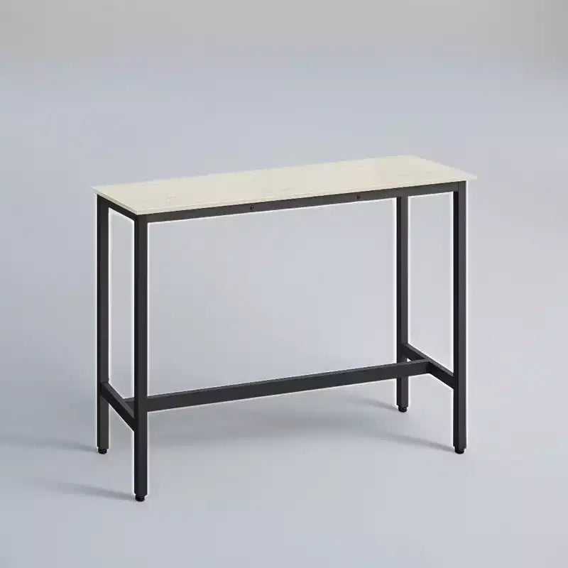 VASAGLE, Bancone Stretto e Lungo, Cucina Sala da Pranzo, Tavolo Alto da Pub, Robusta Struttura in Metallo, Design Industriale, 40 x 120 x 90 cm