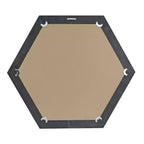 Specchio decorativo esagonale in legno - Collezione Stonebriar