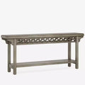 Lantine 70.8 Solid Wood Long Console Table, Farmhouse Couch Table with Storage, Narrow Sofa Table for Living Room Entryway Hallway