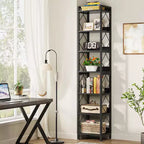 Tribesigns Libreria Stretta 78,7, Espositore a Colonna a 7 Livelli