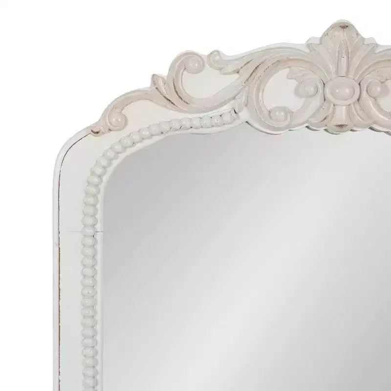 Kate & Laurel All Things Decor Specchio da parete incorniciato Jenelle Bianco
