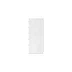 Signature Design by Ashley Cassettiera Flannia in Stile Casual, Bianca