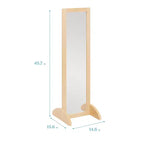 ECR4Kids Specchio Bidirezionale a Doppia Faccia in Legno, Mobili Montessori