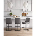 Manhattan Comfort Set di 3 Sgabelli da Bar Altezza Bancone Serena