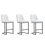 Manhattan Comfort Set of 3 Serena Counter Height Barstools