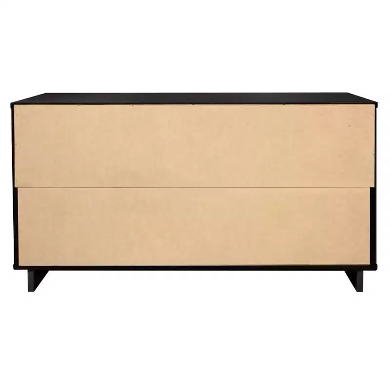 Set camera da letto Manhattan Comfort 3 pezzi Granville con cassettiera doppia e comodino