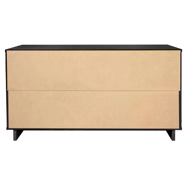 Set camera da letto Manhattan Comfort 3 pezzi Granville con cassettiera doppia e comodino